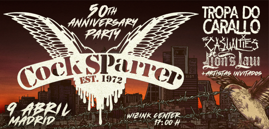 Cock Sparrer- 50th Anniversary Party
