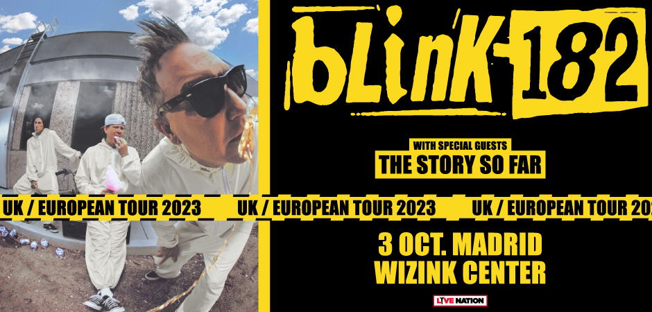 Blink 182 - UK / European Tour 2023. Madrid, WiZink Center