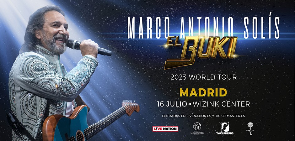 Marco Antonio Solís- El Buki 2023 World Tour