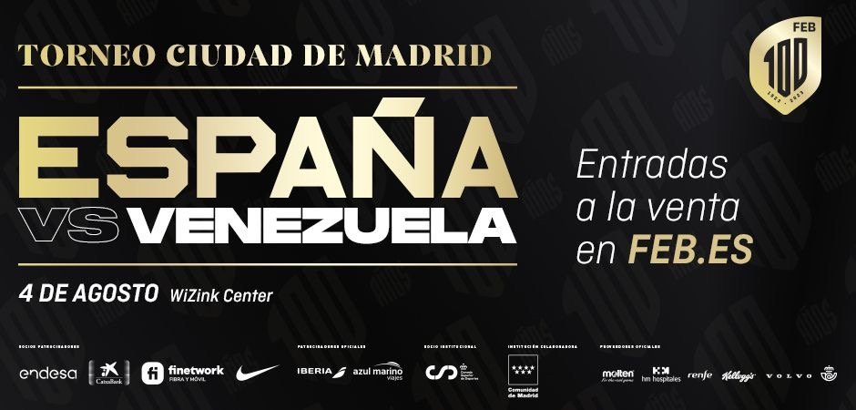 Torneo Ciudad de Madrid- España vs. Venezuela