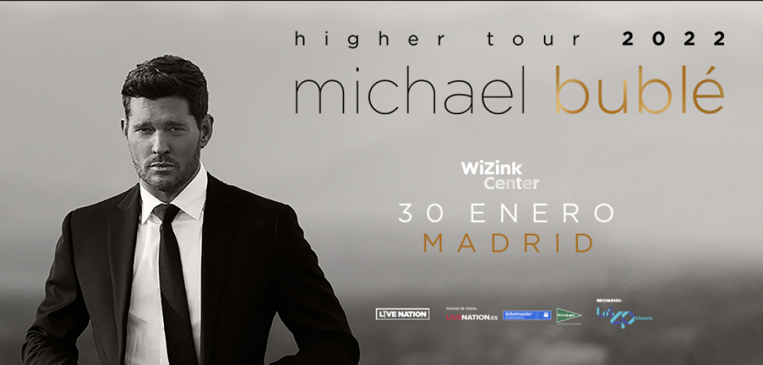 Michael Bublé presentará su `Higher Tour´ en España en 2023