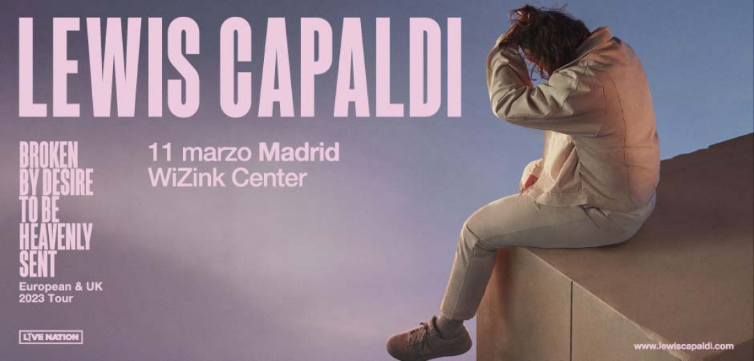 Lewis Capaldi anuncia conciertos en España dentro de su gira europea en 2023