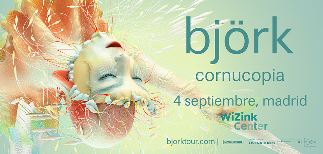 Björk estará en el WiZink Center de Madrid el 4 de septiembre