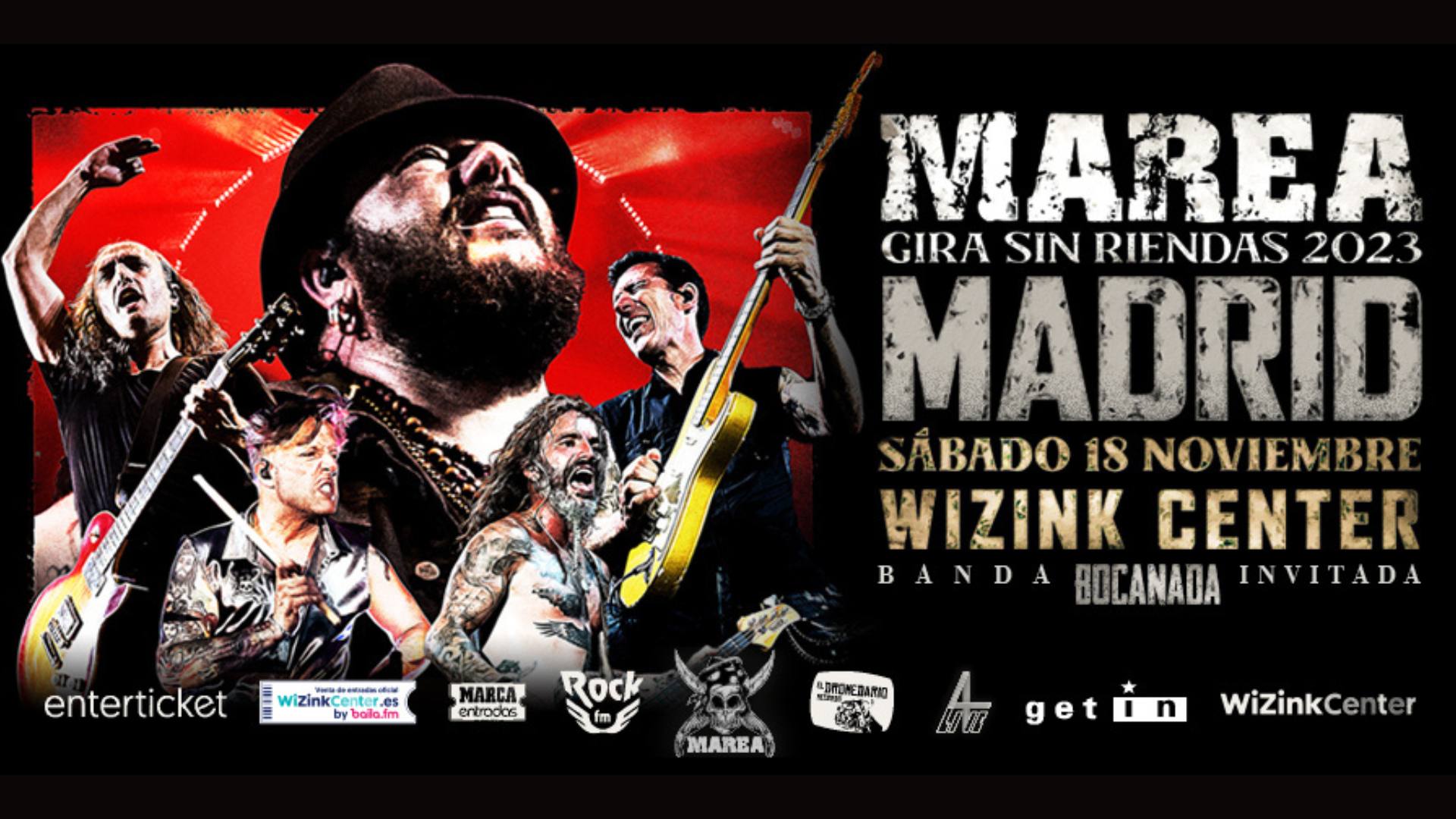 Marea anuncia nueva fecha en Madrid, 18 de noviembre en el WiZink Center