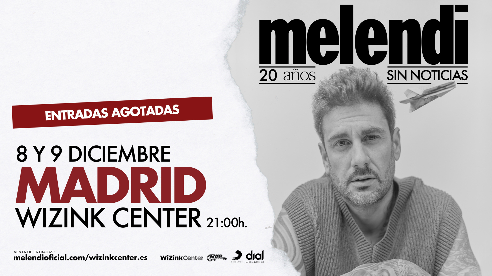 Melendi arrasa y vende más de 80.000 entradas de su nueva gira en apenas horas