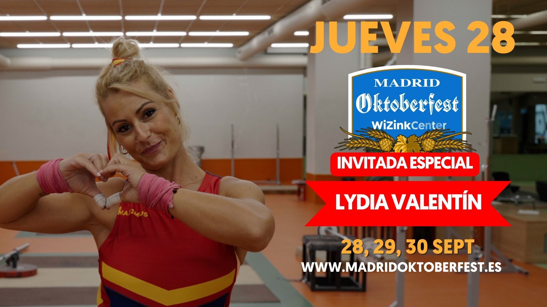 Lydia Valentín inaugurará la VIII edición de Madrid Oktoberfest
