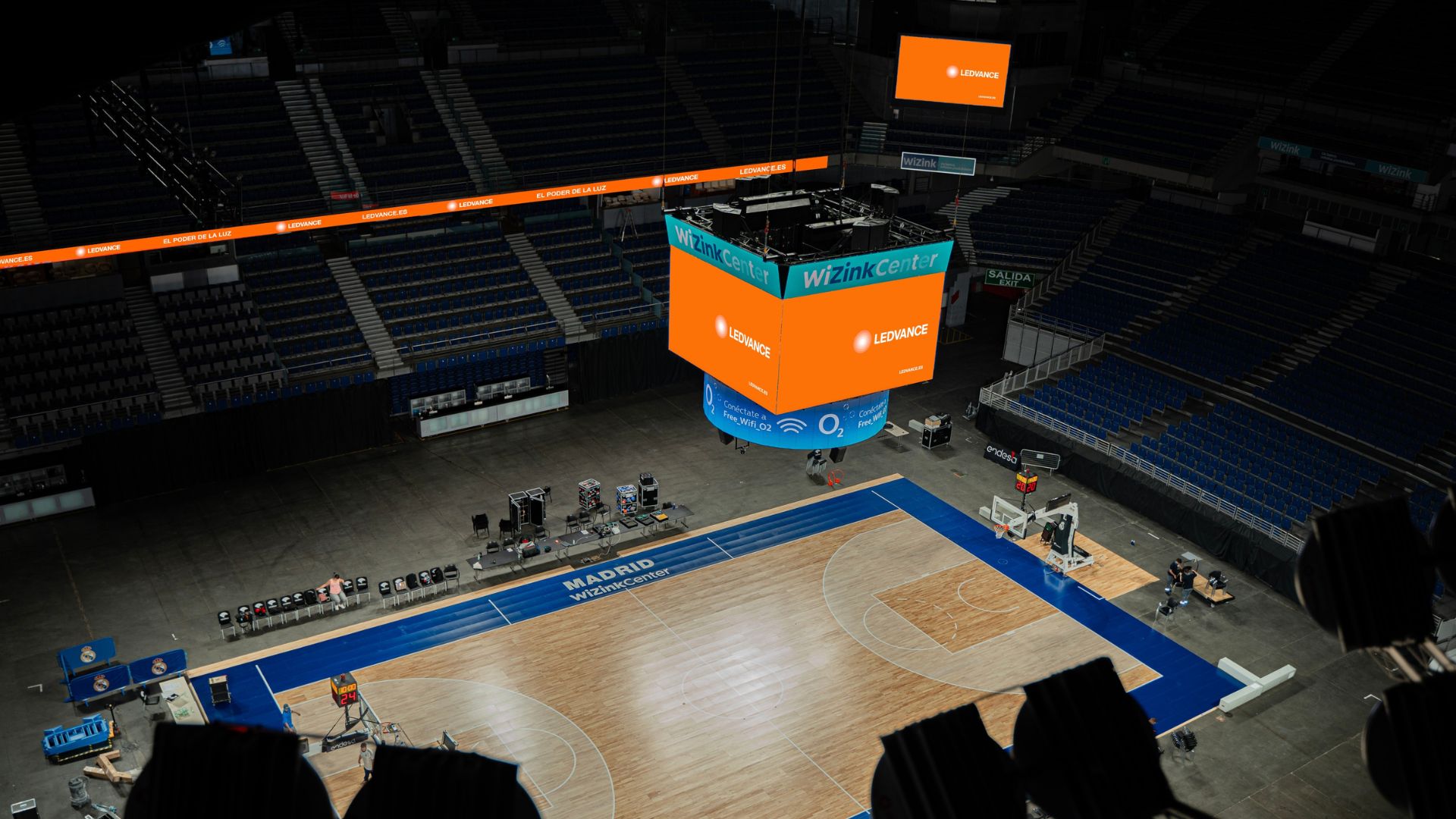 El WiZink Center estrenará iluminación NBA en el Real Madrid-Dallas