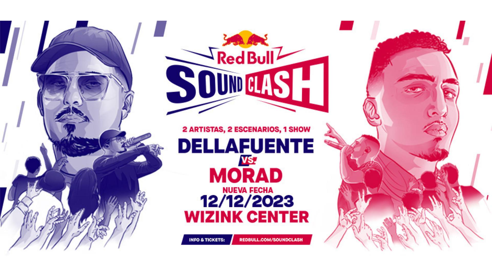 RedBull SoundClash hace sold out en menos de 24 horas y anuncia la segunda fecha de Dellafuente vs. Morad