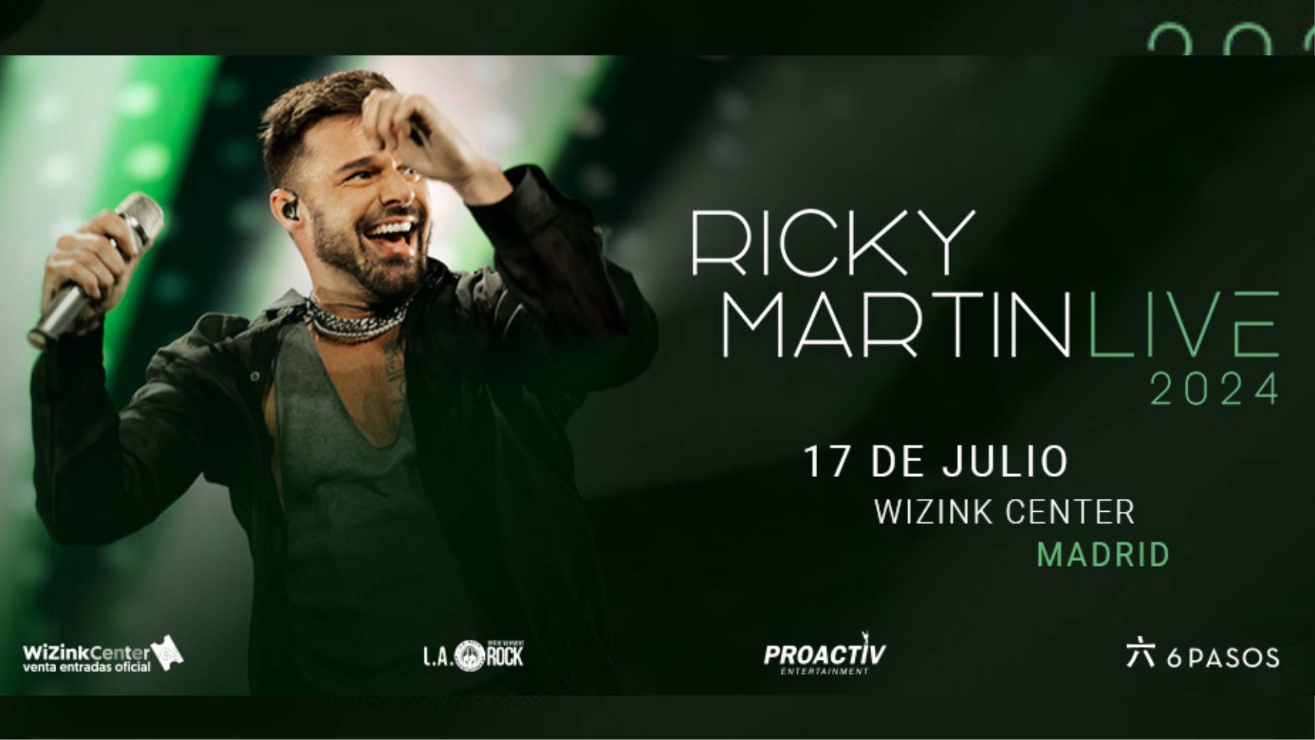 Ricky Martin regresa a España con 
