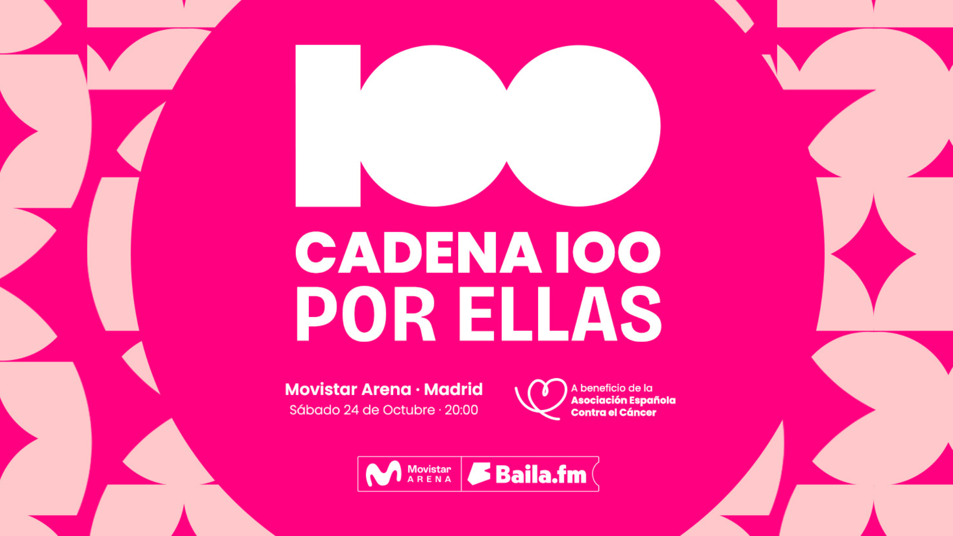 CADENA 100 Por Ellas volverá al Movistar Arena el 24 de octubre de 2026