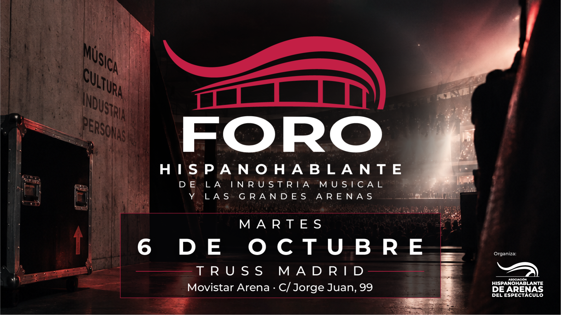 El Movistar Arena acogerá el primer Foro Hispanohablante de la Industria Musical y las Grandes Arenas