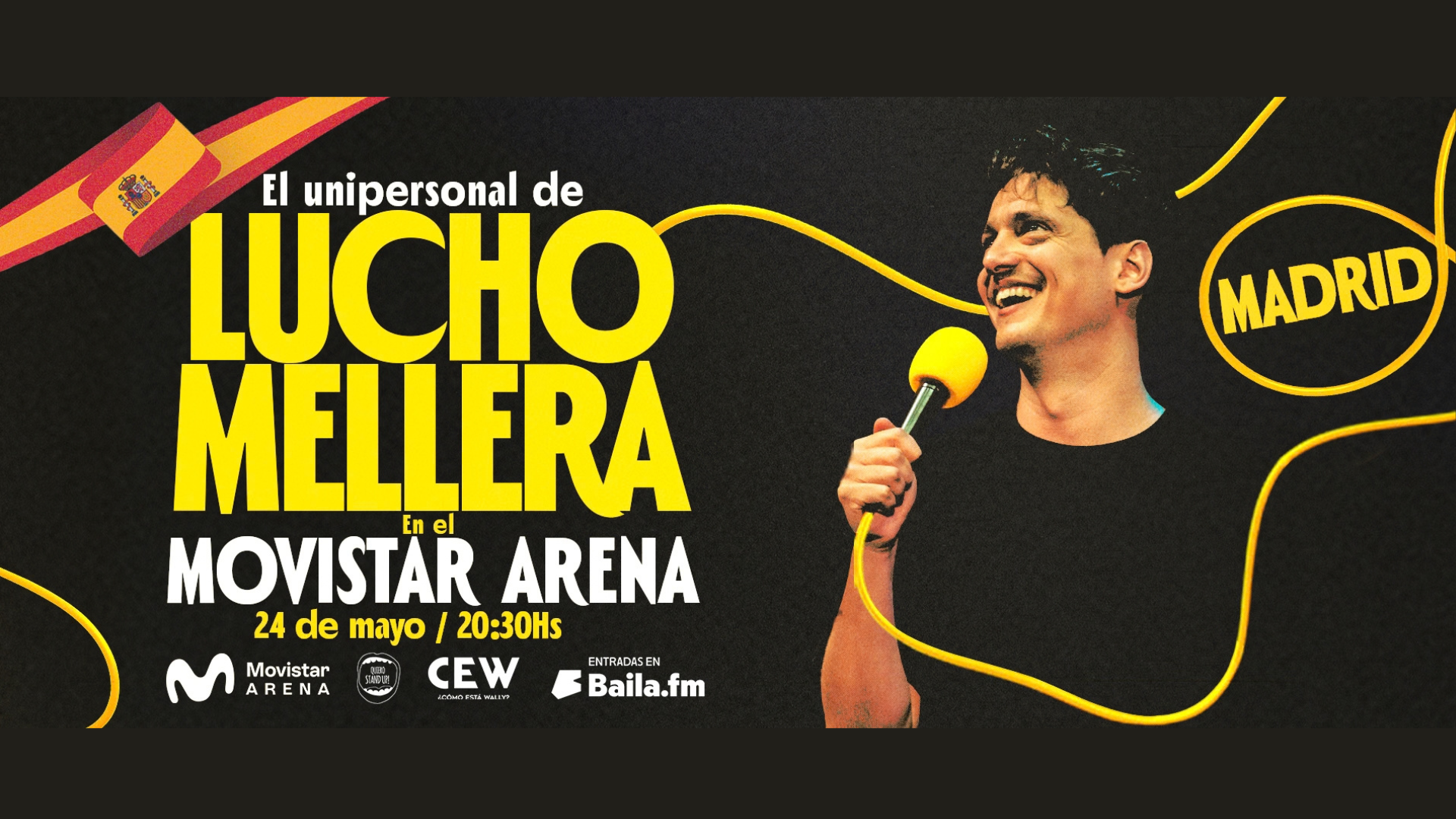 Lucho Mellera llega al Movistar Arena de Madrid el 24 de mayo de 2027