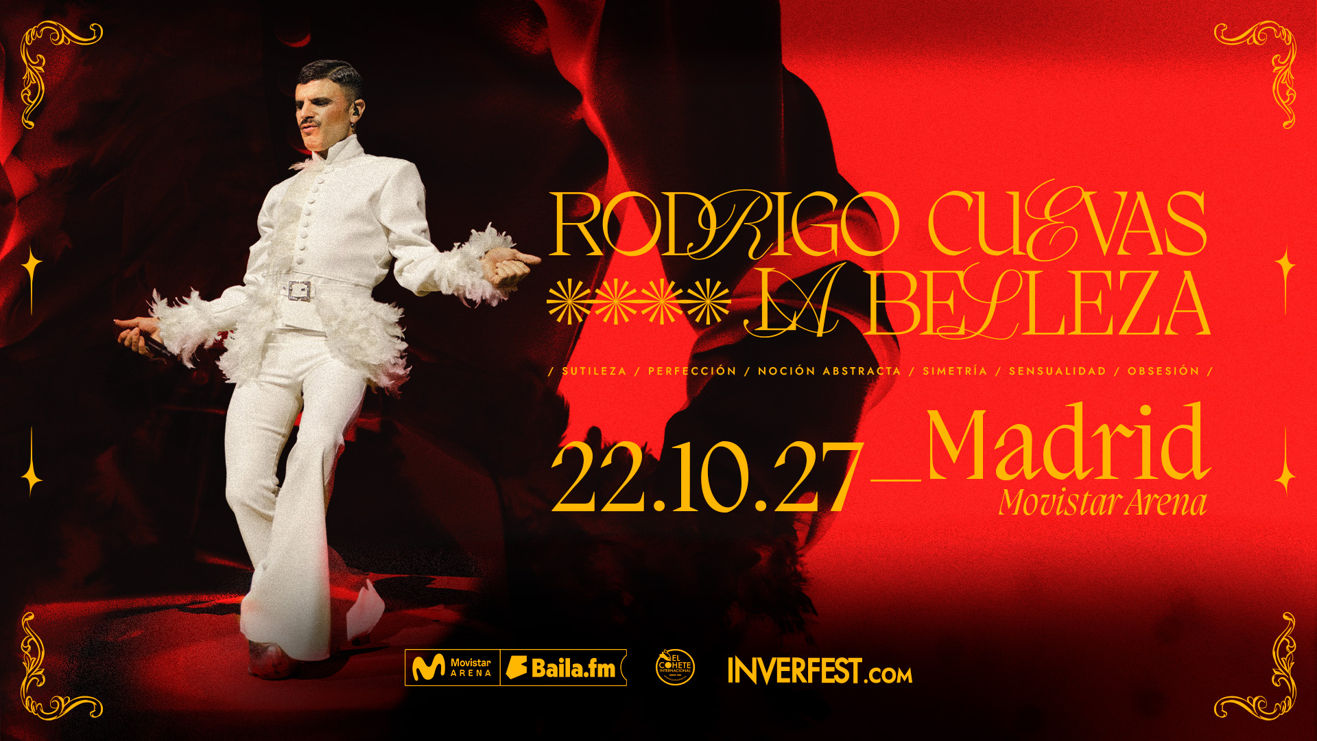 Rodrigo Cuevas llega al Movistar Arena con su gira «La Belleza»