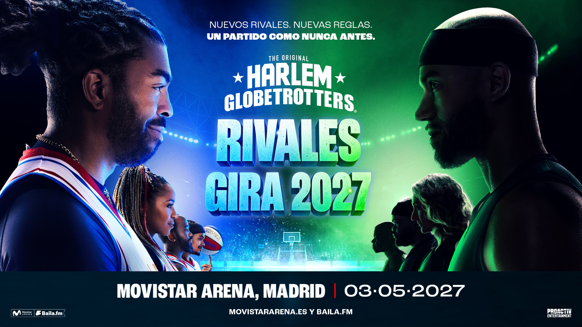 Los Harlem Globetrotters regresan al Movistar Arena de Madrid con su espectacular show